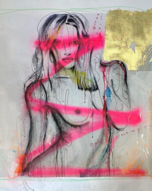 Provocative-Art-Piece-'Sunset-Striptease'-by-Melissa-La-Bozzetta